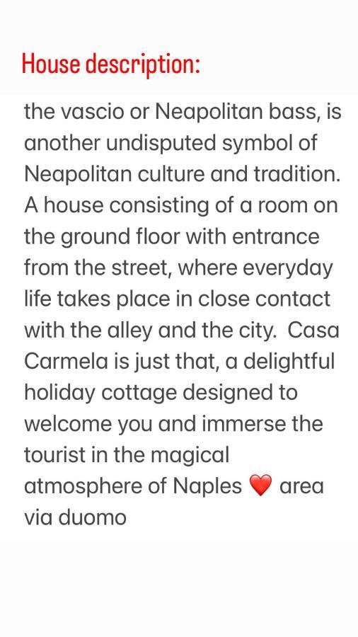Casa Carmela Villa Napoli Eksteriør billede