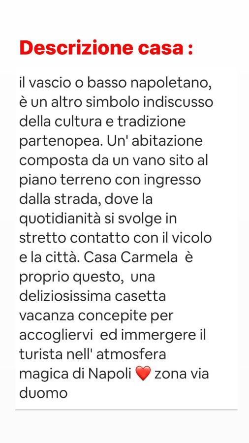 Casa Carmela Villa Napoli Eksteriør billede